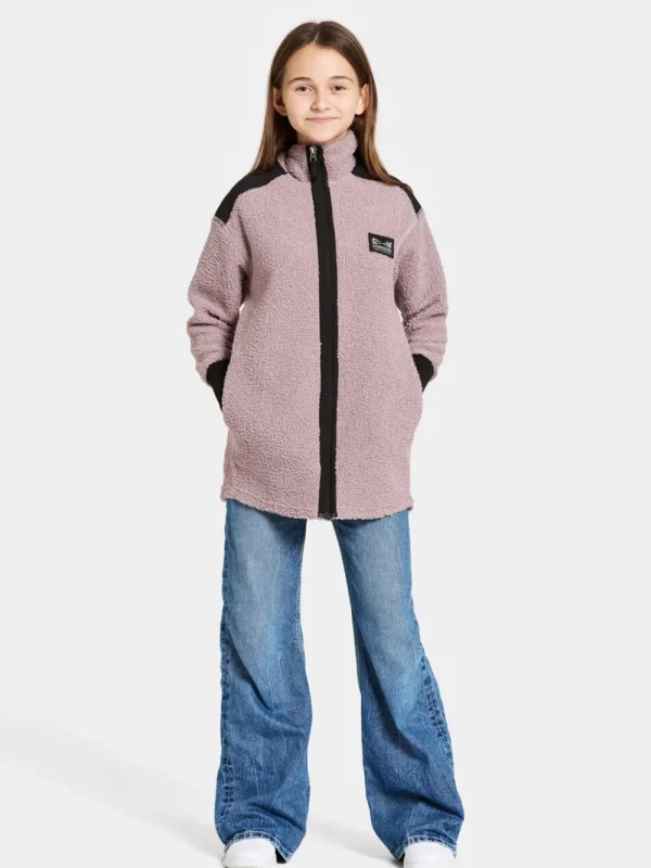 Didriksons Ampere Kids' Full-Zip Long>Barn Fleecetröjor & Mellanlager | Tröjor & T-Shirts