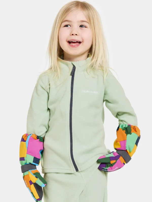 Didriksons Biggles Printed Kid's Mittens>Barn Handskar & Vantar