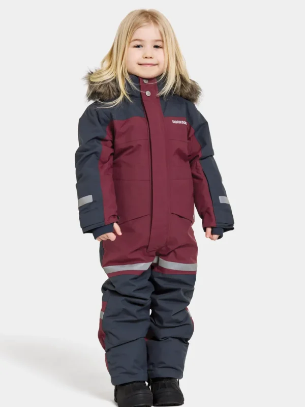 Didriksons Bjärven Kids' Coverall>Barn Vinteroveraller