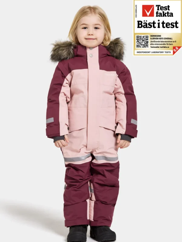 Didriksons Bjärven Kids' Coverall>Barn Vinteroveraller