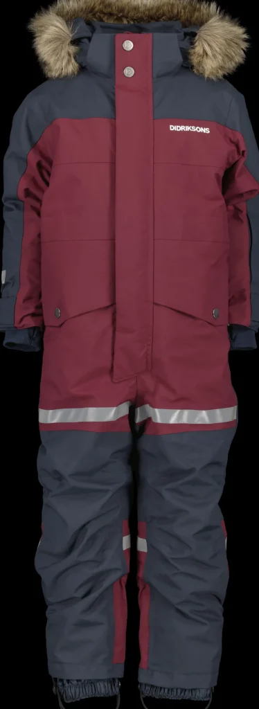 Didriksons Bjärven Kids' Coverall>Barn Vinteroveraller