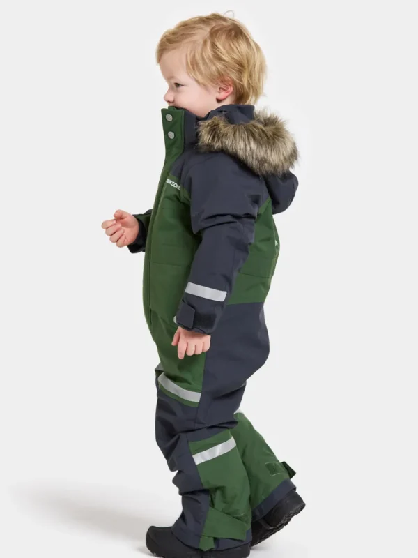 Didriksons Bjärven Kids' Coverall>Barn Vinteroveraller