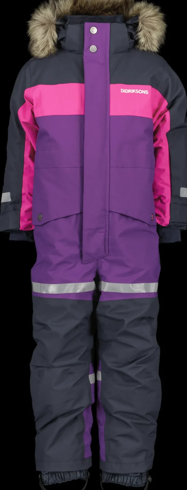 Didriksons Bjärven Kids' Coverall>Barn Vinteroveraller