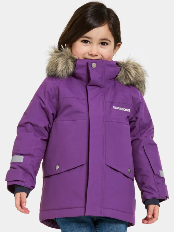 Didriksons Bjärven Kids' Parka>Barn Höstjackor | Vinterjackor