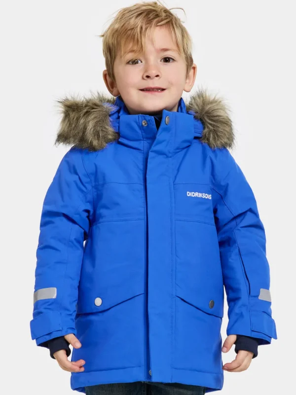 Didriksons Bjärven Kids' Parka>Barn Höstjackor | Vinterjackor