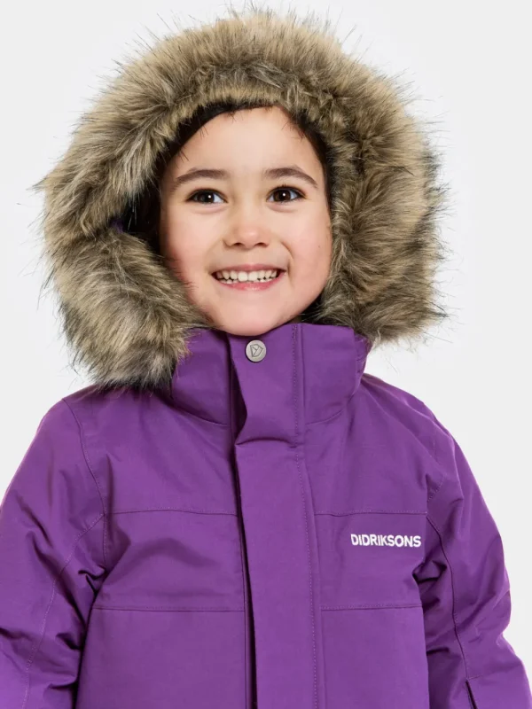 Didriksons Bjärven Kids' Parka>Barn Höstjackor | Vinterjackor