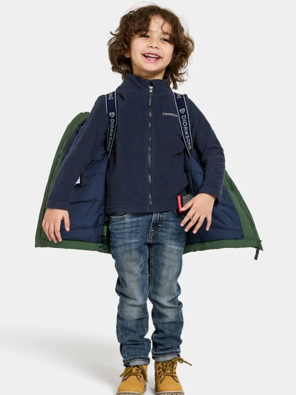 Didriksons Bjärven Kids' Parka>Barn Höstjackor | Vinterjackor