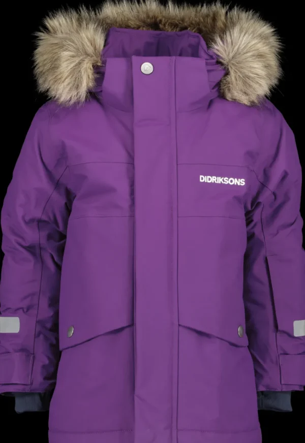 Didriksons Bjärven Kids' Parka>Barn Höstjackor | Vinterjackor