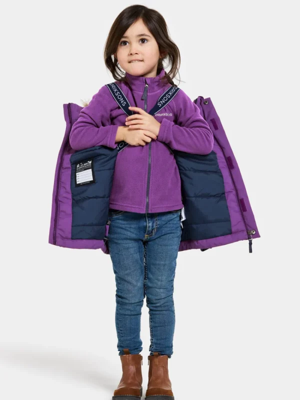 Didriksons Bjärven Kids' Parka>Barn Höstjackor | Vinterjackor