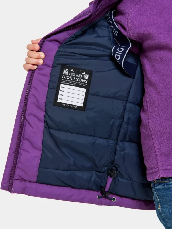 Didriksons Bjärven Kids' Parka>Barn Höstjackor | Vinterjackor