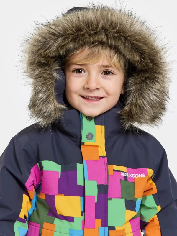 Didriksons Bjärven Pr Kids' Coverall>Barn Vinteroveraller