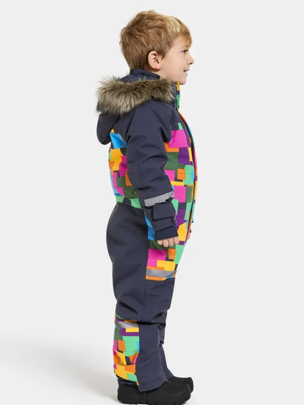 Didriksons Bjärven Pr Kids' Coverall>Barn Vinteroveraller