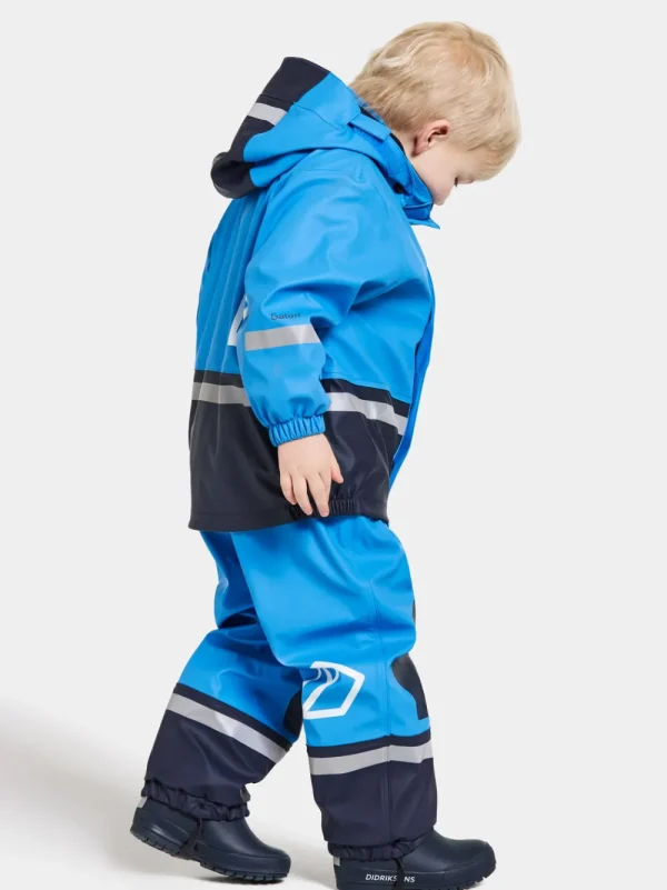 Didriksons Boardman Kids' Set Galon®>Barn Fodrade Regnställ