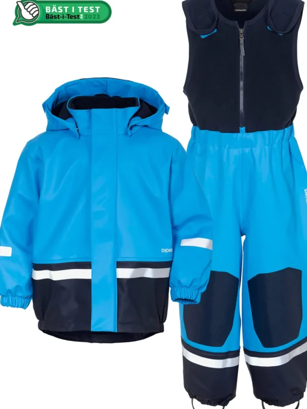 Didriksons Boardman Kids' Set Galon®>Barn Fodrade Regnställ