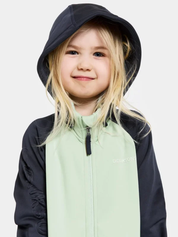 Didriksons Corin Kids' Full-Zip>Barn Softshelljackor | Fleecetröjor & Mellanlager