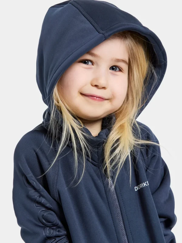 Didriksons Corin Kids' Full-Zip>Barn Softshelljackor | Fleecetröjor & Mellanlager