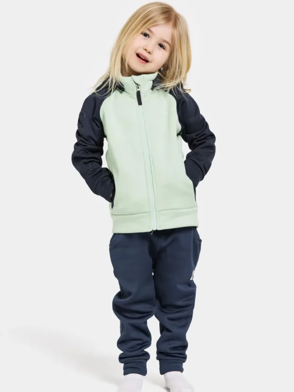 Didriksons Corin Kids' Full-Zip>Barn Softshelljackor | Fleecetröjor & Mellanlager