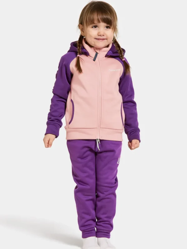 Didriksons Corin Kids' Full-Zip>Barn Softshelljackor | Fleecetröjor & Mellanlager