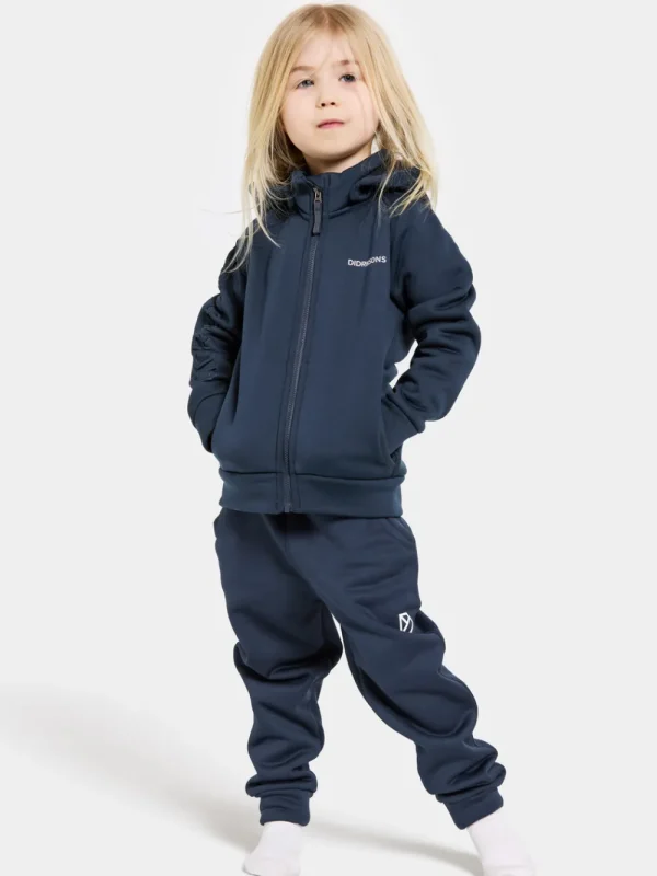 Didriksons Corin Kids' Full-Zip>Barn Softshelljackor | Fleecetröjor & Mellanlager