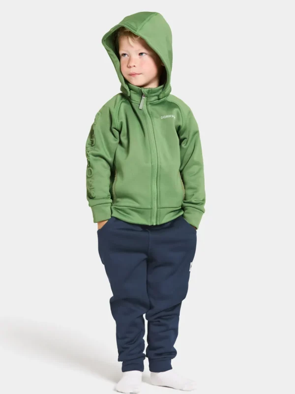 Didriksons Corin Kids' Full-Zip>Barn Softshelljackor | Fleecetröjor & Mellanlager