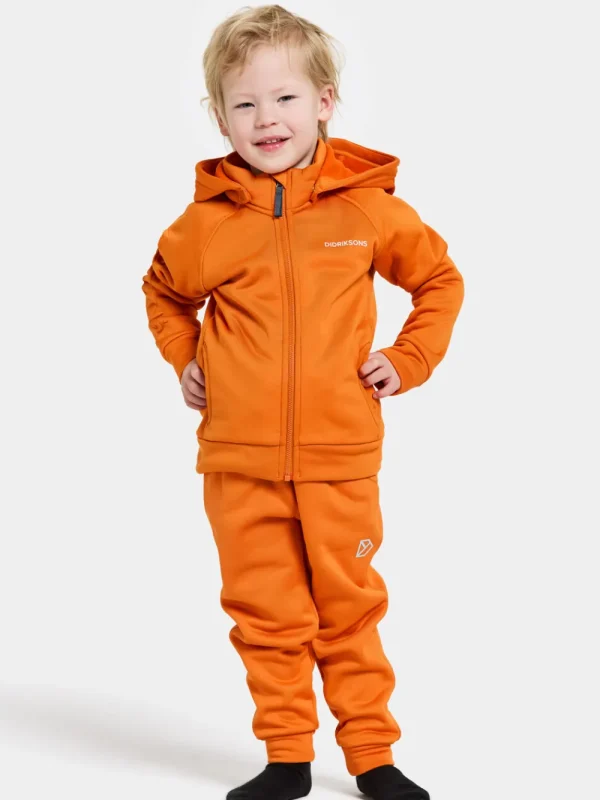 Didriksons Corin Kids' Full-Zip>Barn Softshelljackor | Fleecetröjor & Mellanlager