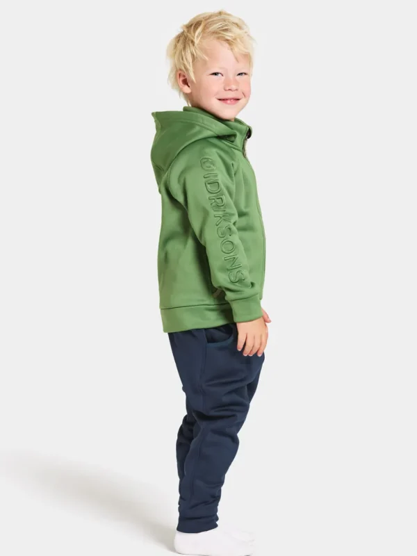 Didriksons Corin Kids' Full-Zip>Barn Softshelljackor | Fleecetröjor & Mellanlager