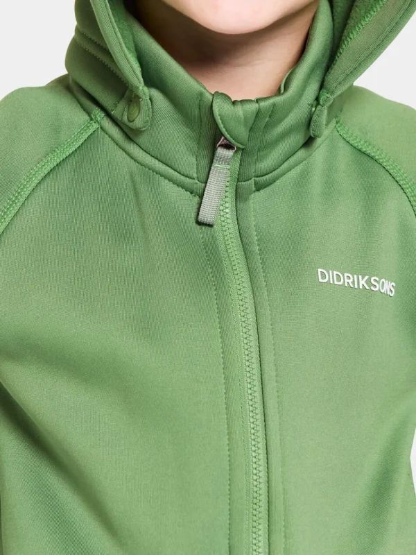 Didriksons Corin Kids' Full-Zip>Barn Softshelljackor | Fleecetröjor & Mellanlager