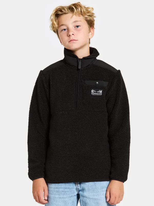 Didriksons Exa Kids' Half Zip>Barn Fleecetröjor & Mellanlager | Fleecejackor & Fleecetröjor