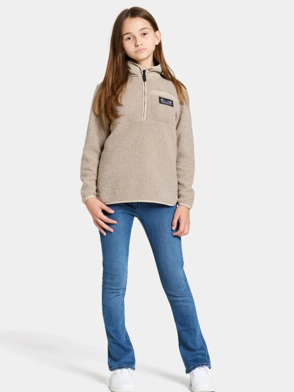 Didriksons Exa Kids' Half Zip>Barn Fleecetröjor & Mellanlager | Fleecejackor & Fleecetröjor