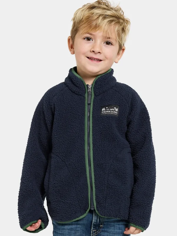 Didriksons Gibbs Kids' Full-Zip>Barn Fleecetröjor & Mellanlager | Tröjor & T-Shirts