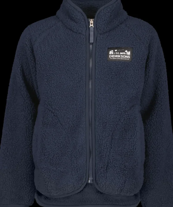 Didriksons Gibbs Kids' Full-Zip>Barn Fleecetröjor & Mellanlager | Tröjor & T-Shirts