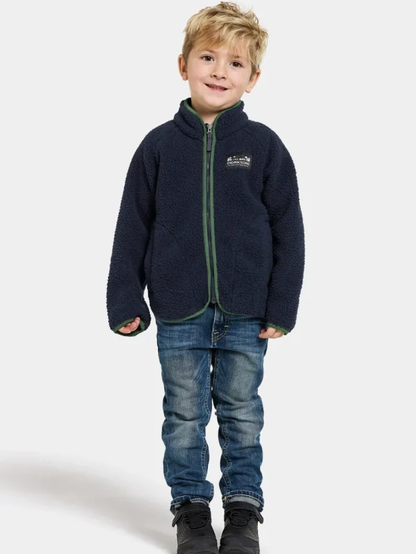 Didriksons Gibbs Kids' Full-Zip>Barn Fleecetröjor & Mellanlager | Tröjor & T-Shirts