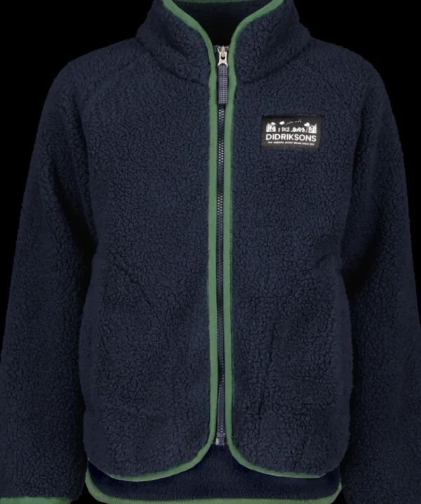 Didriksons Gibbs Kids' Full-Zip>Barn Fleecetröjor & Mellanlager | Tröjor & T-Shirts