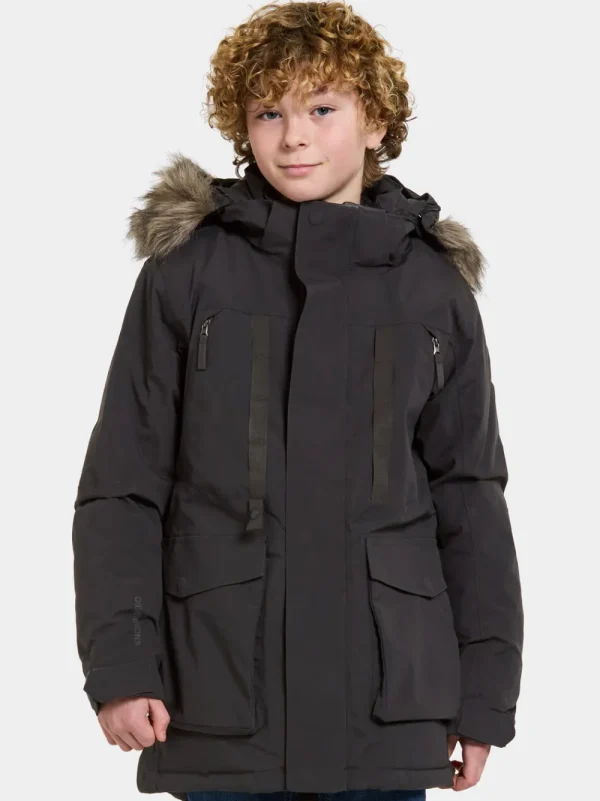 Didriksons Magnetit Kids' Parka>Barn Höstjackor | Vinterjackor