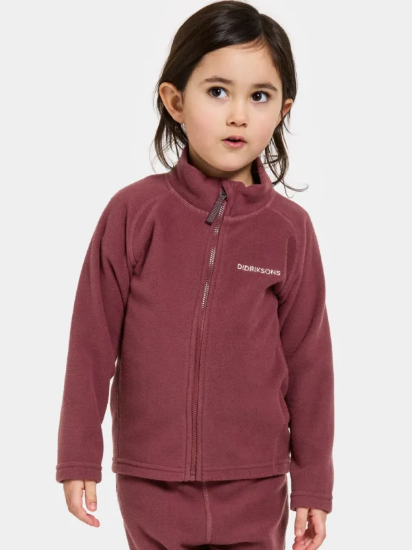 Didriksons Monte Kids' Full-Zip>Barn Fleecetröjor & Mellanlager | Tröjor & T-Shirts