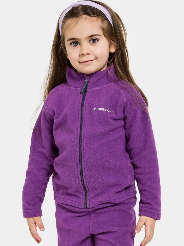 Didriksons Monte Kids' Full-Zip>Barn Fleecetröjor & Mellanlager | Tröjor & T-Shirts