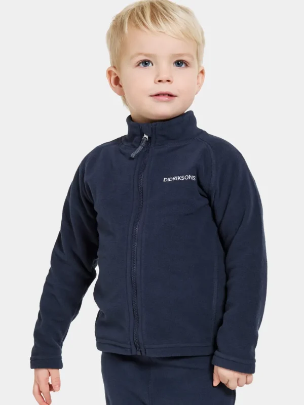 Didriksons Monte Kids' Full-Zip>Barn Fleecetröjor & Mellanlager | Tröjor & T-Shirts