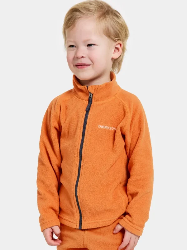 Didriksons Monte Kids' Full-Zip>Barn Fleecetröjor & Mellanlager | Tröjor & T-Shirts