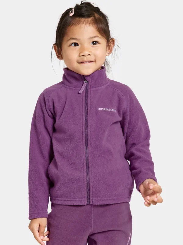 Didriksons Monte Kids' Full-Zip>Barn Fleecetröjor & Mellanlager | Tröjor & T-Shirts