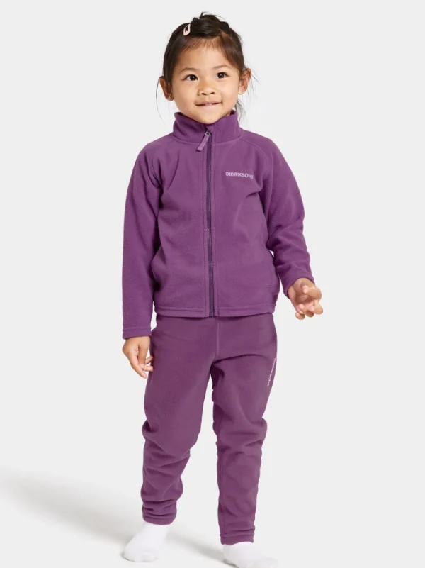 Didriksons Monte Kids' Full-Zip>Barn Fleecetröjor & Mellanlager | Tröjor & T-Shirts