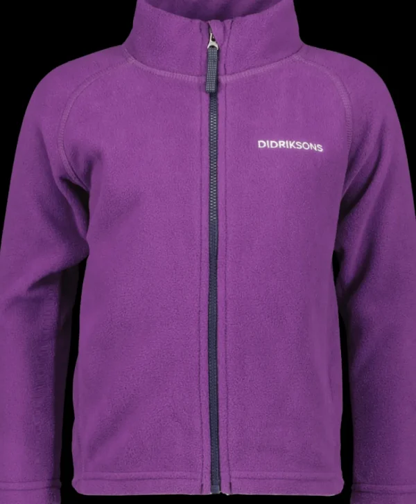 Didriksons Monte Kids' Full-Zip>Barn Fleecetröjor & Mellanlager | Tröjor & T-Shirts