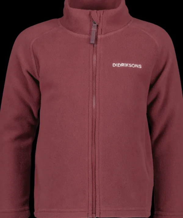 Didriksons Monte Kids' Full-Zip>Barn Fleecetröjor & Mellanlager | Tröjor & T-Shirts