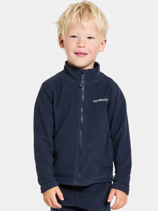 Didriksons Monte Kids' Full-Zip>Barn Fleecetröjor & Mellanlager | Tröjor & T-Shirts