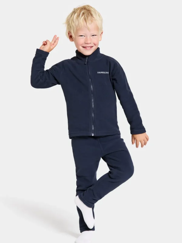 Didriksons Monte Kids' Full-Zip>Barn Fleecetröjor & Mellanlager | Tröjor & T-Shirts