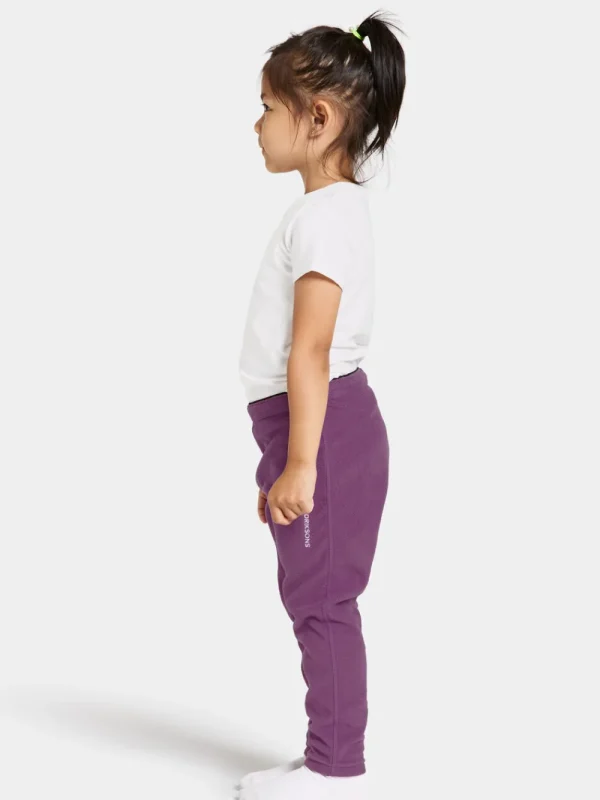 Didriksons Monte Kids' Pants>Barn Mjukisbyxor | Fleecebyxor