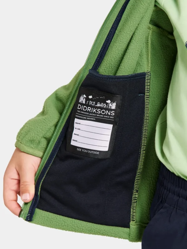 Didriksons Muskot Kids' Jacket>Barn Fleecetröjor & Mellanlager | Tröjor & T-Shirts