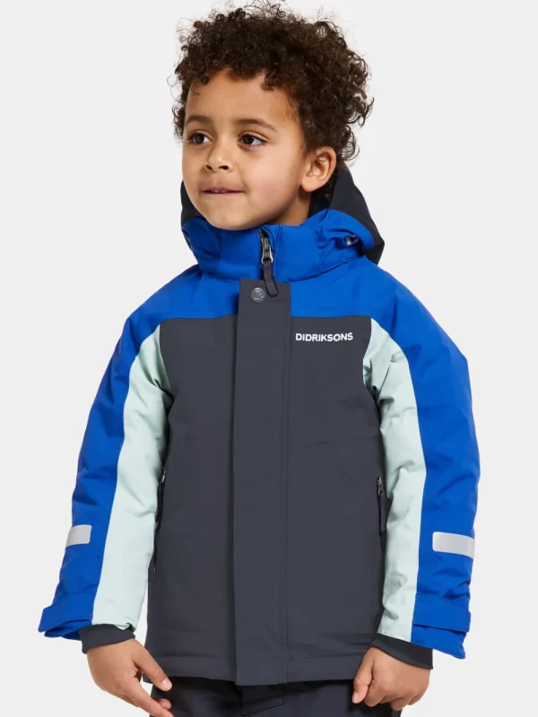 Didriksons Neptun Kids' Jacket>Barn Höstjackor | Vinterjackor