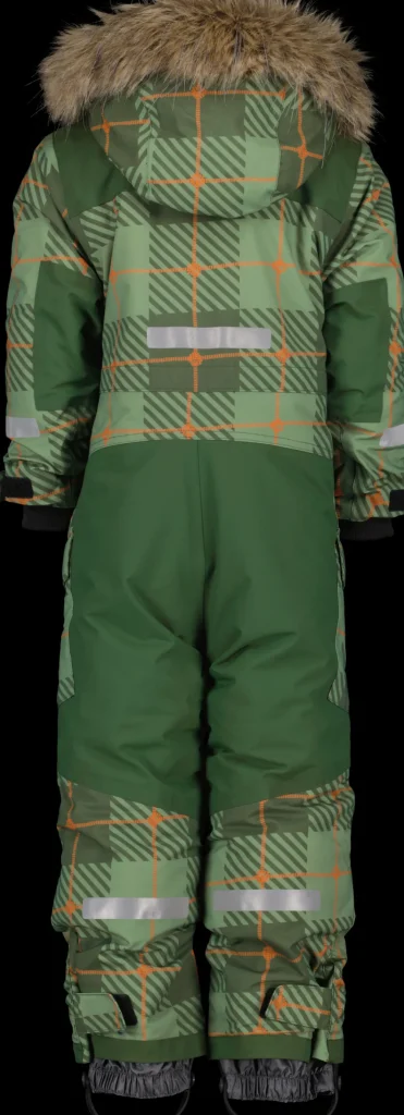 Didriksons Polarbjörnen Kids' Coverall Printed>Barn Vinteroveraller