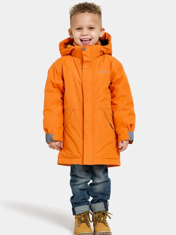 Didriksons Tundran Kids' Parka>Barn Höstjackor | Vinterjackor