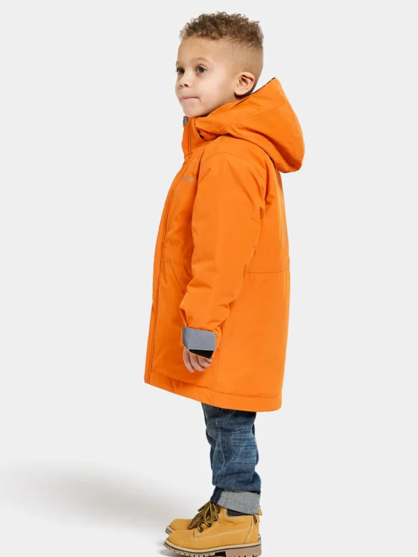 Didriksons Tundran Kids' Parka>Barn Höstjackor | Vinterjackor